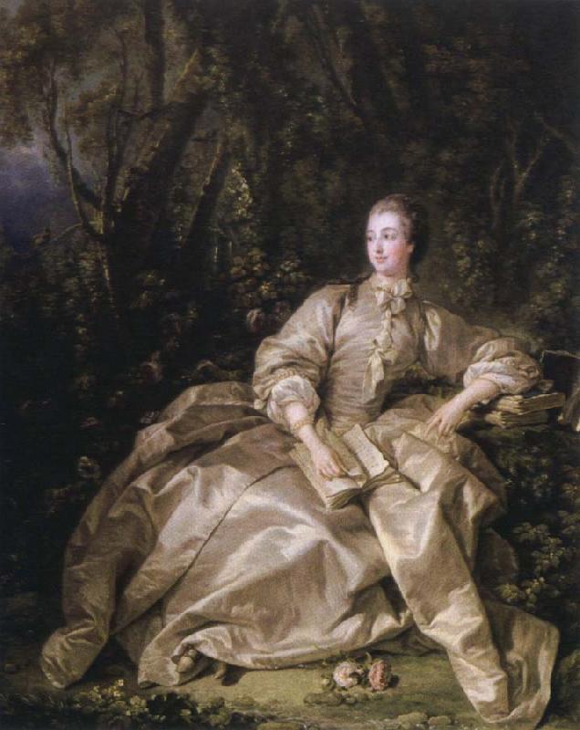 Francois Boucher madame de pompadour oil painting image